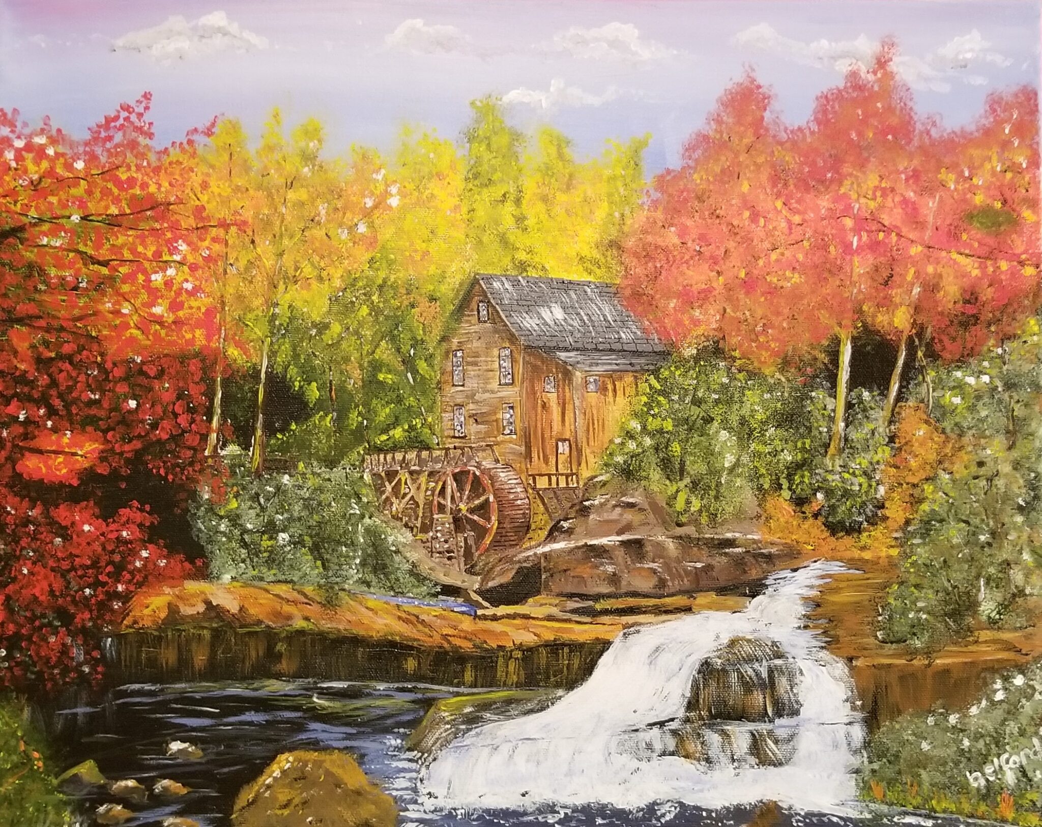 Painting by Bruce Belford