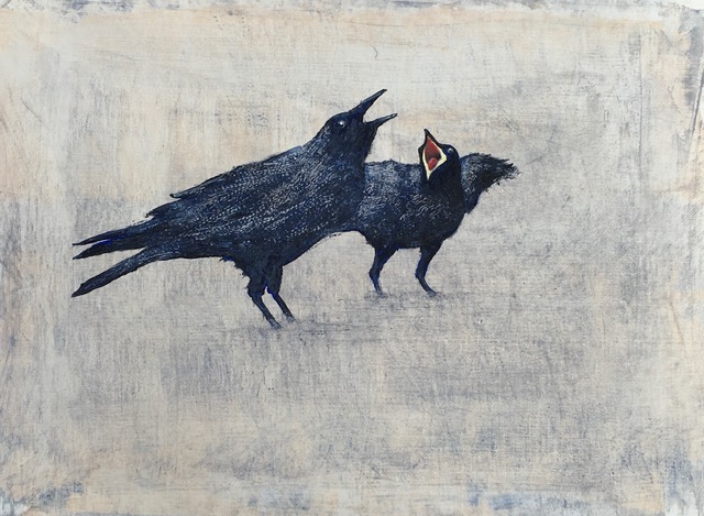 Black Birds painting by Jim Smith